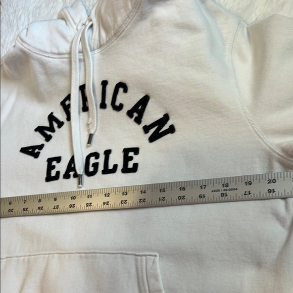 American Eagle Outfitters Men's White Hoodie - Picture 4 of 5